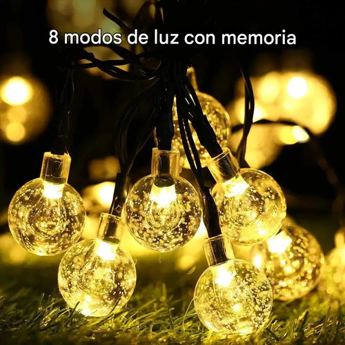 Guirnalda/ Luces De Navidad 10m 100 Led Calida 16sw46-1- Ev Calida