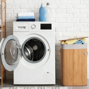 Cesto De Ropa Sucia Bambú Con Tapa Rectangular, Everest | Gran Capacidad, Diseño Natural Y Resistente Para Baño, Lavadero O Dormitorio Marrón Claro Lisa: imagen 10