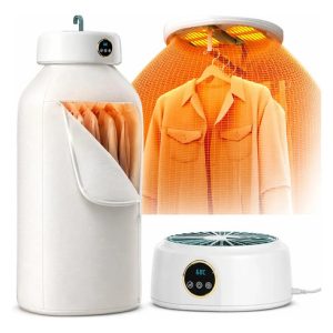 Secador De Ropa Portátil Con Temporizador Inteligente, Black Mount, Para El Hogar, Plegable Y Silencioso, Ideal Para Uso Diario, Alta Calidad: imagen 1