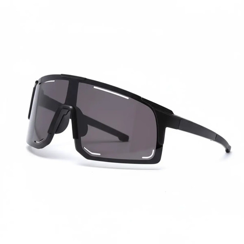 Lentes Para Ciclismo Unisex Polarizados Con Protección Uv, Everest | Antirreflejo, Alta Durabilidad, Visión Amplia Y Diseño Deportivo Profesional (C) Negro