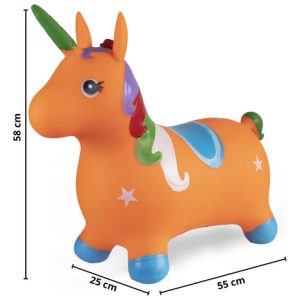 Unicornio Saltarin Inflable Burrito Inflable Para Niños (C): imagen 10