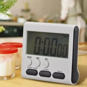 Temporizador Digital De Cocina Alarma Fuerte Soport Magnetic Color Lisa: imagen 3