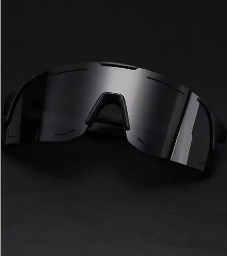 Lentes Para Ciclismo Unisex Polarizados Con Protección Uv, Everest | Antirreflejo, Alta Durabilidad, Visión Amplia Y Diseño Deportivo Profesional (C) Negro