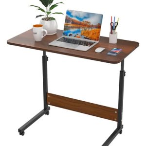 Mesa Para Desayuno Xxl En Bandeja, Portátil, Ideal Para Cama, Everest, Picnic, Laptop O Lectura Con Apoyo Estable Y Cómodo, Alta Calidad Madera Oscuro: imagen 1
