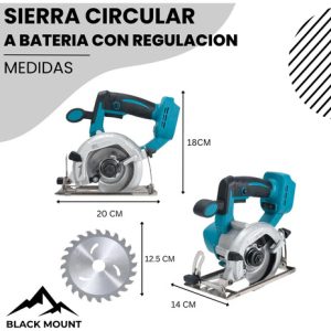 Sierra Eléctrica Circular A Batería, 1000w Everest: imagen 9
