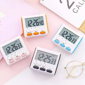 Temporizador Digital De Cocina Alarma Fuerte Soport Magnetic Color Lisa: imagen 2