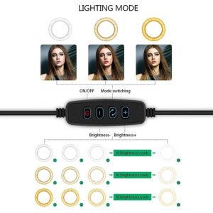 Everest ANILLO LUZ LED SELFIE 26CM: imagen 4