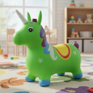 Unicornio Saltarin Inflable Burrito Inflable Para Niños (C): imagen 24