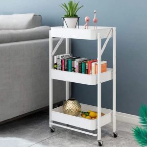 Carrito De Almacenamiento Plegable, Auxiliares Multiusos: imagen 19