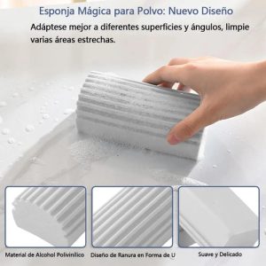 Esponja Mágica De Limpieza Reutilizable Multiusos Alta Densidad, Everest | Elimina Manchas, Polvo, Suciedad Y Cabello | Ideal Hogar, Auto Y Cocina (C): imagen 3
