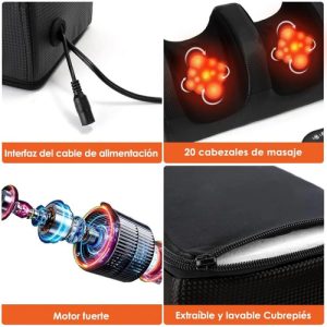 Masajeador Para Pies Con Calefacción, Alivio Del Estrés Y Dolor, Everest, Ideal Para Relajación En Casa U Oficina, Uso Diario Cómodo, Alta Calidad: imagen 2
