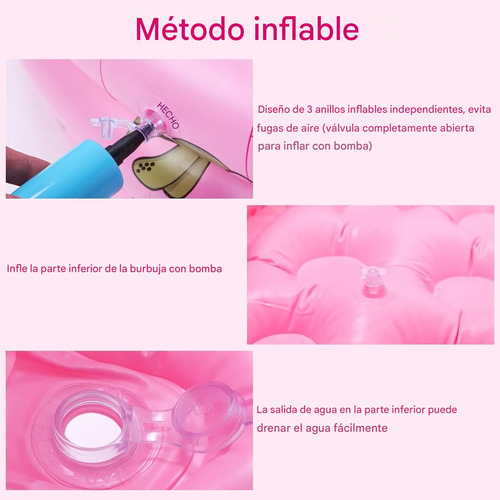 Piscina Inflable Infantil Mini 3 Niveles 130x35cm