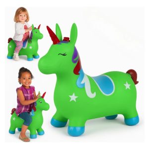 Unicornio Saltarin Inflable Burrito Inflable Para Niños (C): imagen 17