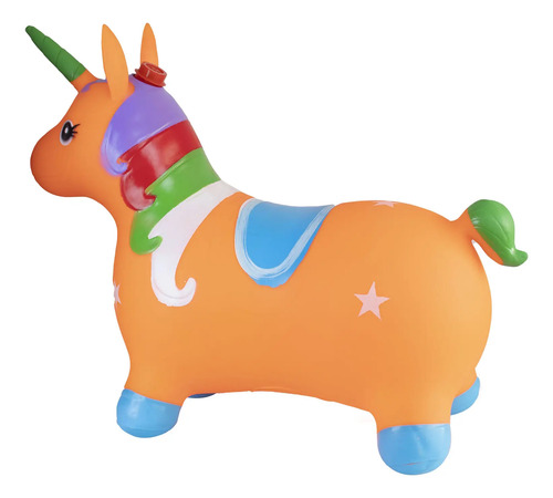 Unicornio Saltarin Inflable Burrito Inflable Para Niños (C)