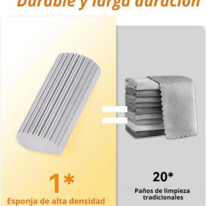 Esponja Mágica De Limpieza Reutilizable Multiusos Alta Densidad, Everest | Elimina Manchas, Polvo, Suciedad Y Cabello | Ideal Hogar, Auto Y Cocina (C): imagen 5