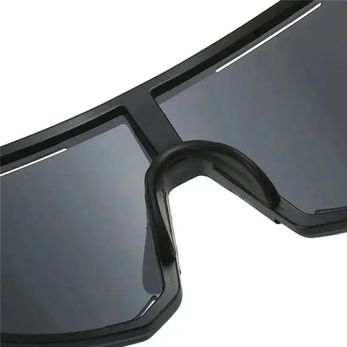 Lentes Para Ciclismo Unisex Polarizados Con Protección Uv, Everest | Antirreflejo, Alta Durabilidad, Visión Amplia Y Diseño Deportivo Profesional (C) Negro