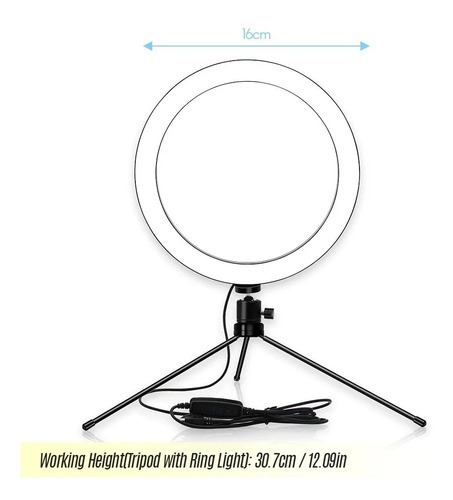 Everest ANILLO LUZ LED SELFIE 26CM