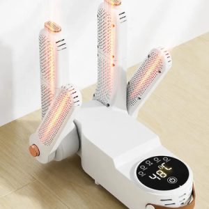 Secador De Zapatos Eléctrico Portátil Con Aire Caliente, Desodorizador Y Secado Rápido Para Botas, Tenis Y Calzado Deportivo, Diseño Plegable Silencioso Ideal Para Invierno Y Lluvia Everest Blanco: imagen 6