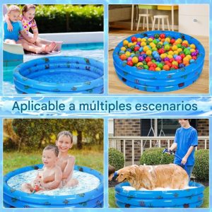 Piscina Inflable Infantil Mini 3 Niveles 130x35cm: imagen 5