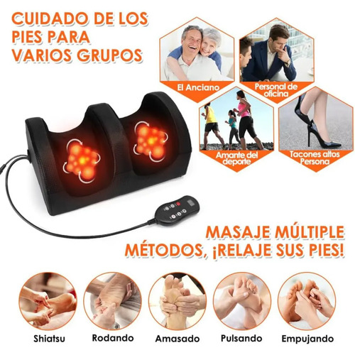 Masajeador Para Pies Con Calefacción, Alivio Del Estrés Y Dolor, Everest, Ideal Para Relajación En Casa U Oficina, Uso Diario Cómodo, Alta Calidad