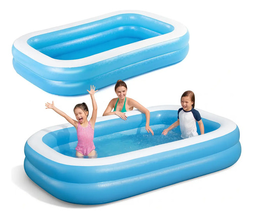 Piscina Inflable Familiar Rectangular, Family Pool (C)