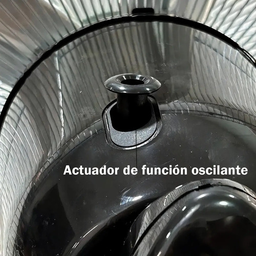 Ventilador 3 En 1 , 5 Aspas De Metal, Potente Y Silencioso, Diseño Versátil, X1 Unidad, Color Negro, Alta Calidad 55 Cm 50 Hz Plateado