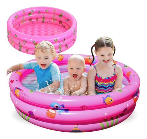 Piscina Inflable Infantil Mini 3 Niveles 130x35cm